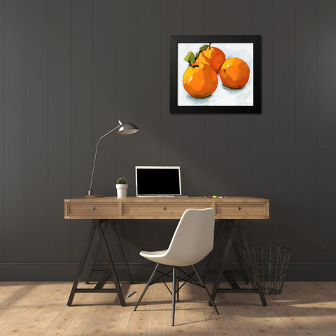 Citrus Grouping I Black Modern Wood Framed Art Print by Barnes, Victoria