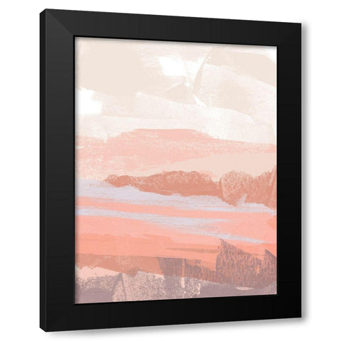 Dusty Desert I Black Modern Wood Framed Art Print with Double Matting by Vess, June Erica