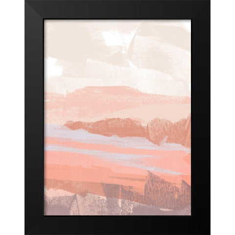 Dusty Desert I Black Modern Wood Framed Art Print by Vess, June Erica