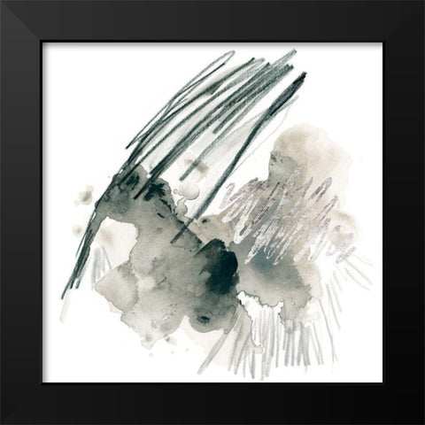 Graphite Markup II Black Modern Wood Framed Art Print by Vess, June Erica