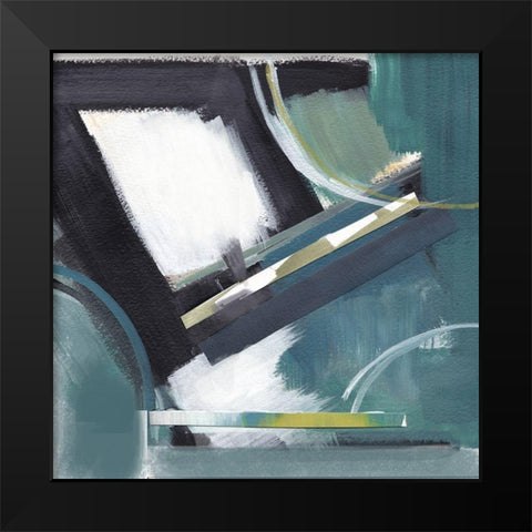 Construction Black Modern Wood Framed Art Print by Evans, Brittany