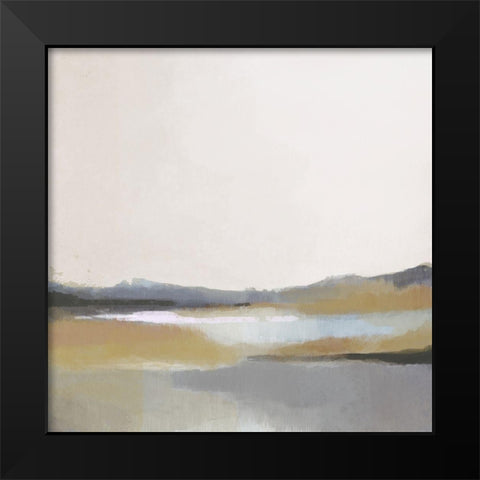 Grey Dunes II Black Modern Wood Framed Art Print by Evans, Brittany