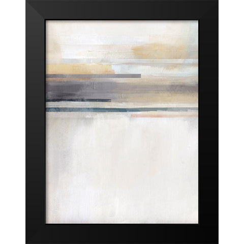 Sandy Coast I Black Modern Wood Framed Art Print by Evans, Brittany