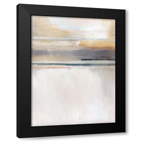 Sandy Coast II Black Modern Wood Framed Art Print by Evans, Brittany