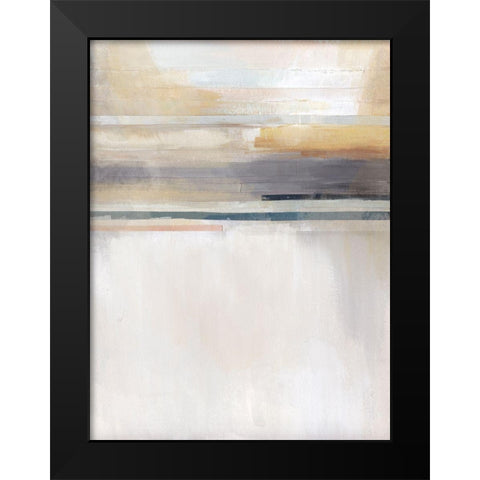 Sandy Coast II Black Modern Wood Framed Art Print by Evans, Brittany