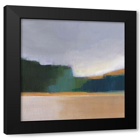 Solitude  I Black Modern Wood Framed Art Print with Double Matting by Evans, Brittany