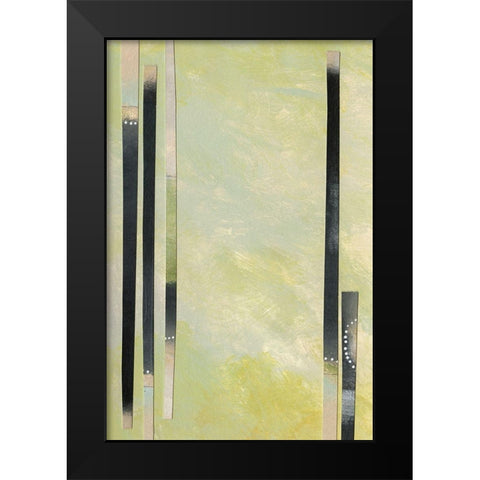 Neutral Assemblage II Black Modern Wood Framed Art Print by Moore, Regina
