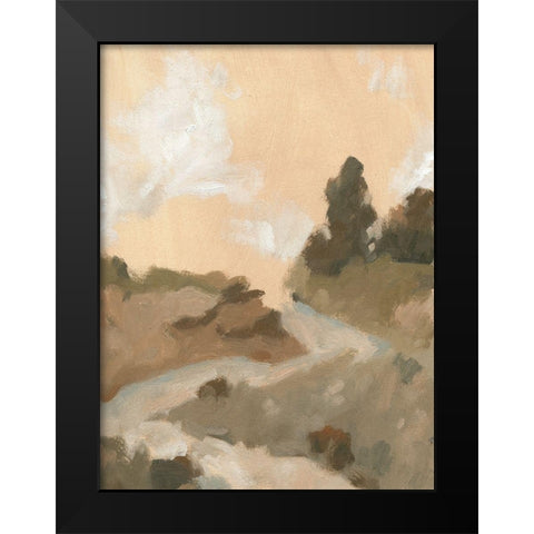 Hillside Walking Path I Black Modern Wood Framed Art Print by Green, Jacob