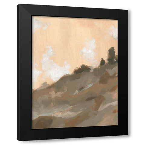 Hillside Walking Path III Black Modern Wood Framed Art Print by Green, Jacob