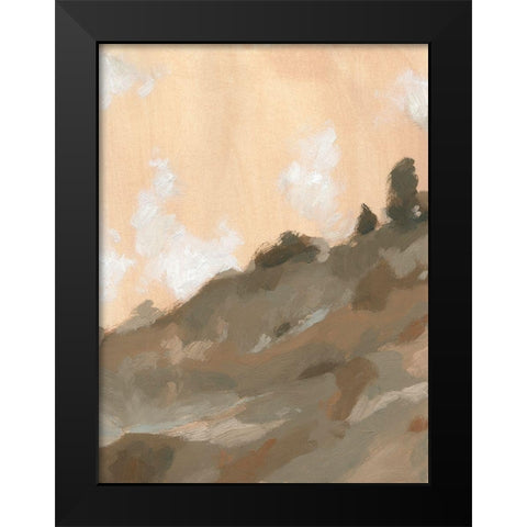 Hillside Walking Path III Black Modern Wood Framed Art Print by Green, Jacob