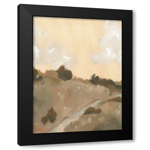 Hillside Walking Path IV Black Modern Wood Framed Art Print by Green, Jacob