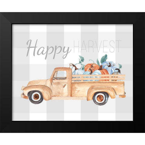 Happy Harvest I Black Modern Wood Framed Art Print by Warren, Annie