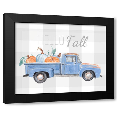 Happy Harvest II Black Modern Wood Framed Art Print by Warren, Annie