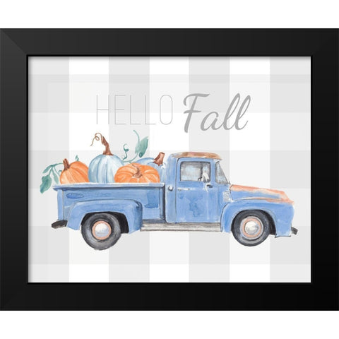 Happy Harvest II Black Modern Wood Framed Art Print by Warren, Annie