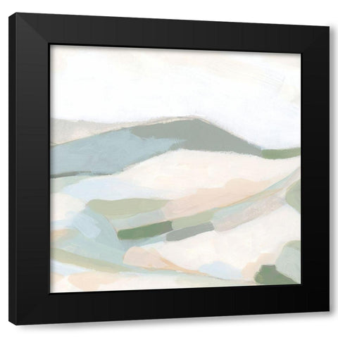 Tonal Vista II Black Modern Wood Framed Art Print by Vess, June Erica
