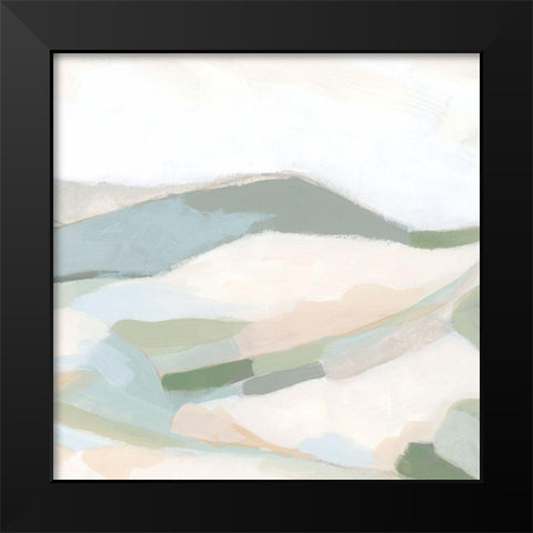 Tonal Vista II Black Modern Wood Framed Art Print by Vess, June Erica