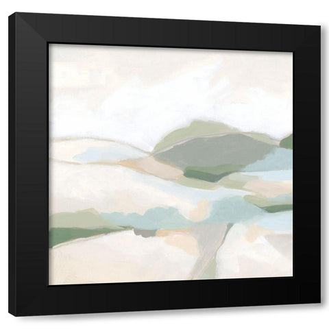 Tonal Vista III Black Modern Wood Framed Art Print with Double Matting by Vess, June Erica