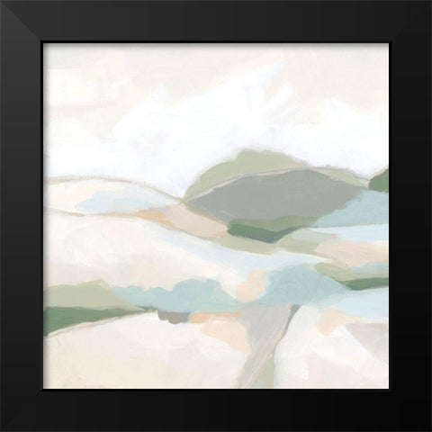 Tonal Vista III Black Modern Wood Framed Art Print by Vess, June Erica