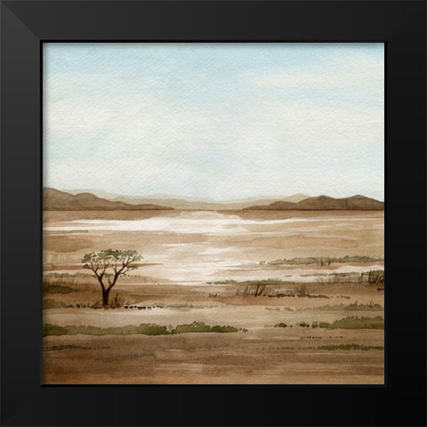 Clear Savannah I Black Modern Wood Framed Art Print by Popp, Grace