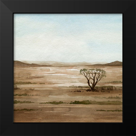 Clear Savannah II Black Modern Wood Framed Art Print by Popp, Grace