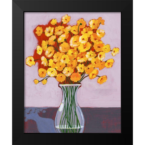 Daisy Bouquet I Black Modern Wood Framed Art Print by Popp, Grace