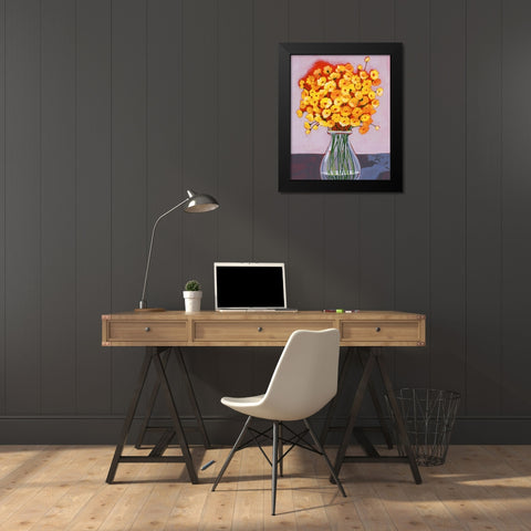 Daisy Bouquet II Black Modern Wood Framed Art Print by Popp, Grace