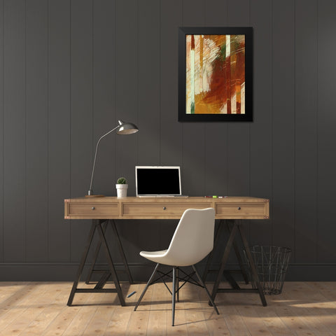 Wheaten I Black Modern Wood Framed Art Print by Moore, Regina