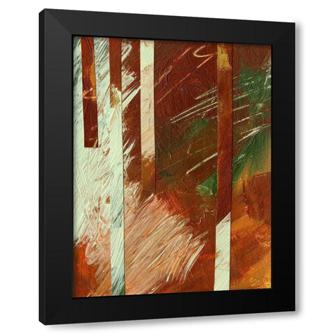 Wheaten II Black Modern Wood Framed Art Print by Moore, Regina