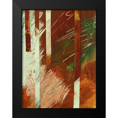 Wheaten II Black Modern Wood Framed Art Print by Moore, Regina