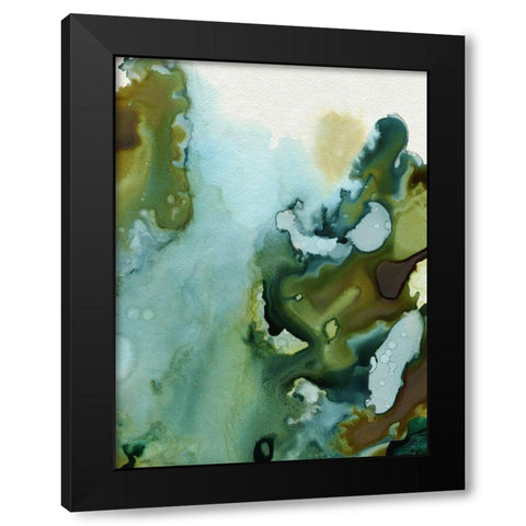 Water and Earth I Black Modern Wood Framed Art Print with Double Matting by Popp, Grace