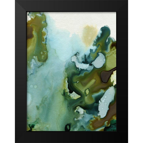 Water and Earth I Black Modern Wood Framed Art Print by Popp, Grace