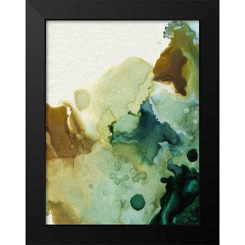 Water and Earth II Black Modern Wood Framed Art Print by Popp, Grace