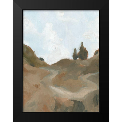West Fork Hiking Trail III Black Modern Wood Framed Art Print by Green, Jacob