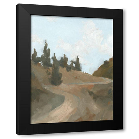 West Fork Hiking Trail IV Black Modern Wood Framed Art Print by Green, Jacob