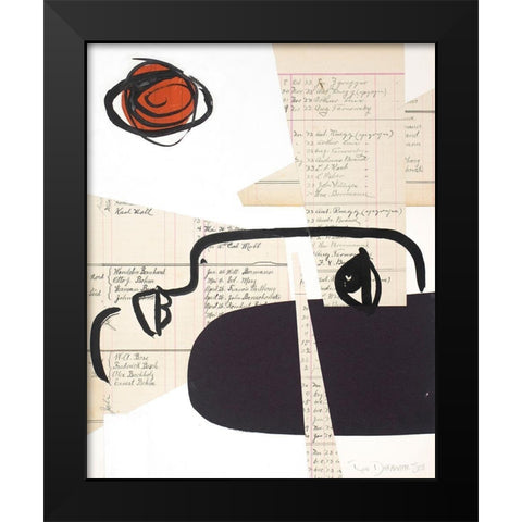 Faces of A Century II Black Modern Wood Framed Art Print by Delamater, Rob