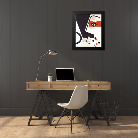 Faces of A Century V Black Modern Wood Framed Art Print by Delamater, Rob