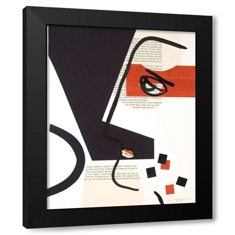 Faces of A Century V Black Modern Wood Framed Art Print by Delamater, Rob