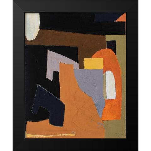 The Olive Press Rooom Black Modern Wood Framed Art Print by Delamater, Rob