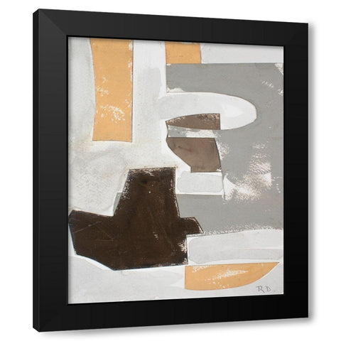 Andalusian Forms III Black Modern Wood Framed Art Print by Delamater, Rob