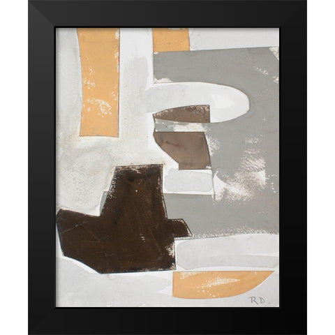 Andalusian Forms III Black Modern Wood Framed Art Print by Delamater, Rob