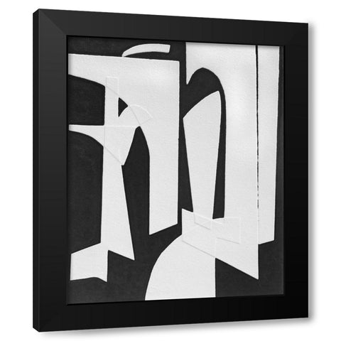 Spanish Arches II Black Modern Wood Framed Art Print with Double Matting by Delamater, Rob