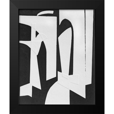 Spanish Arches II Black Modern Wood Framed Art Print by Delamater, Rob