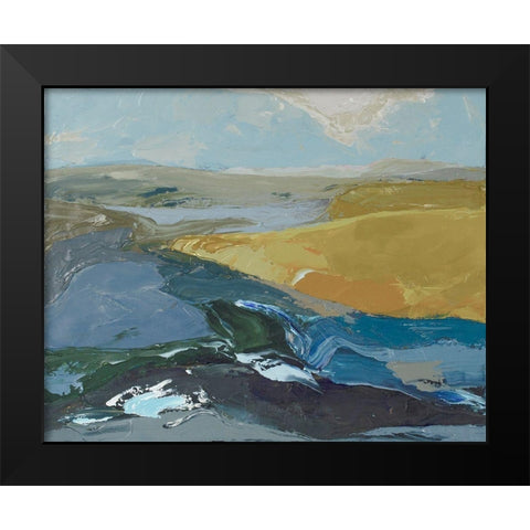 Drakes Estero Black Modern Wood Framed Art Print by Delamater, Rob