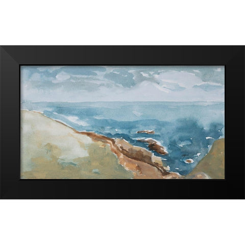Cliffs of Sonoma Black Modern Wood Framed Art Print by Delamater, Rob