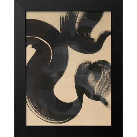 Sea Change I Black Modern Wood Framed Art Print by Delamater, Rob