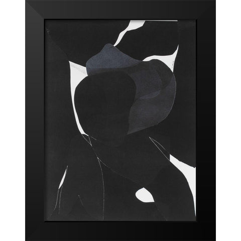 Night Bloom I Black Modern Wood Framed Art Print by Delamater, Rob