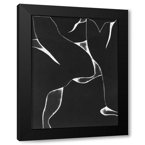 Night Bloom II Black Modern Wood Framed Art Print by Delamater, Rob