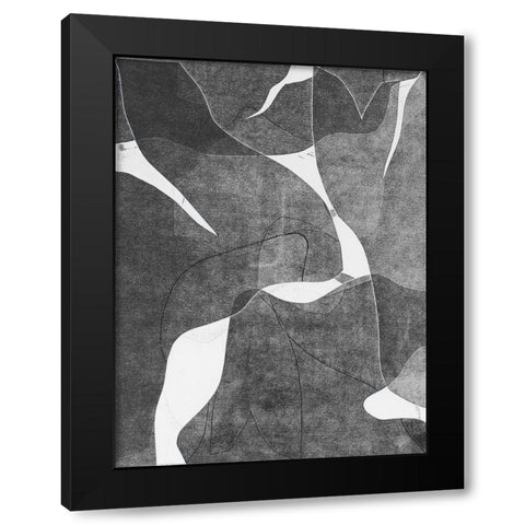 Night Bloom III Black Modern Wood Framed Art Print with Double Matting by Delamater, Rob