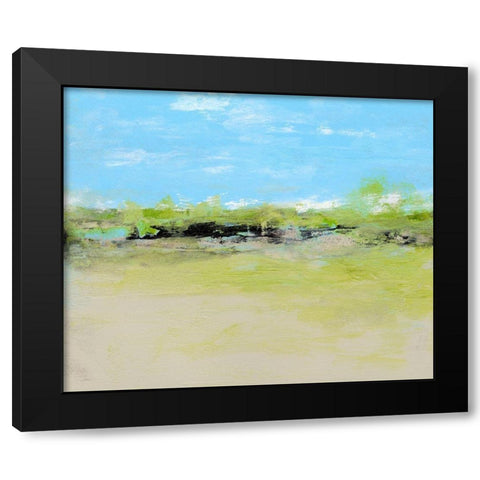 From the Terrace I Black Modern Wood Framed Art Print by Gordon, Sharon