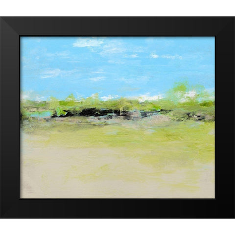 From the Terrace I Black Modern Wood Framed Art Print by Gordon, Sharon